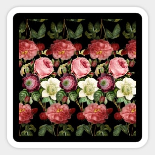 Goth Floral Sticker